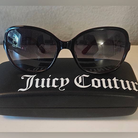 Juicy Couture Chic Black & Rose Colored Sunglasses main image 11